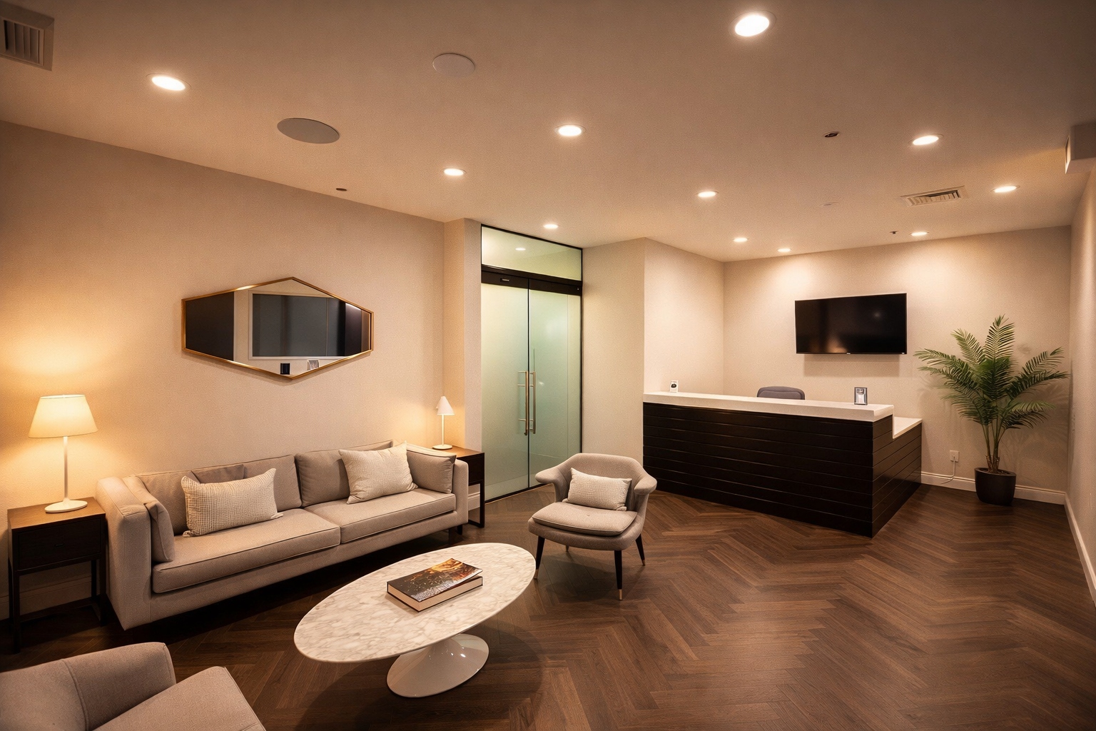 Medical office reception - IPW healthcare tenant improvement